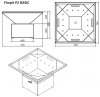 Palenisko ogrodowe Artiss P2 BASIC corten